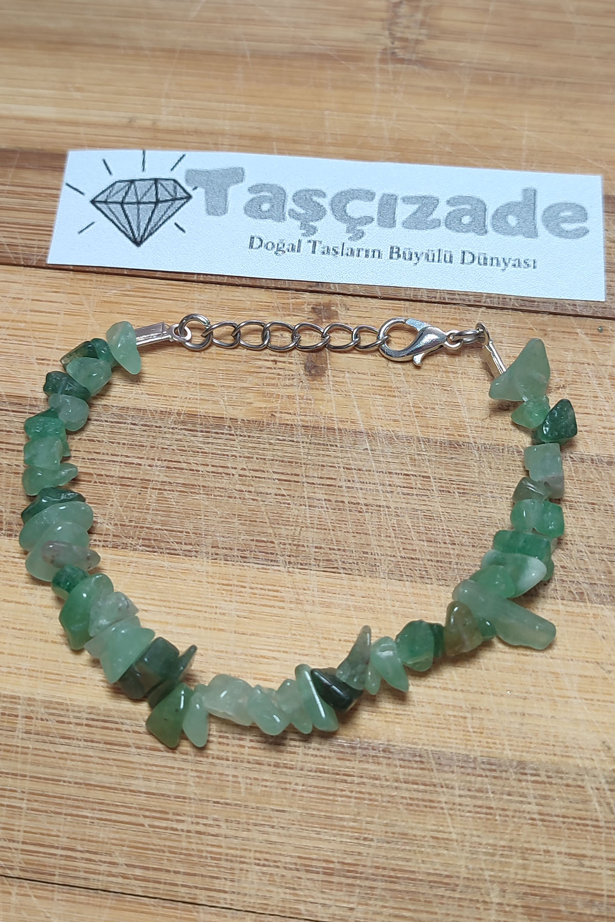 Aventurin Taşı Kırık Doğal Taş Bileklik