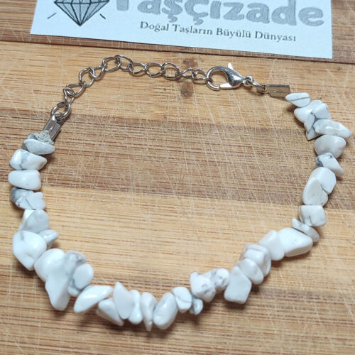 Havlit Taşı Kırık Doğal Taş Bileklik