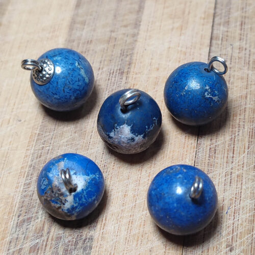 Sodalit Taşı Kolye Ucu 5 Adet