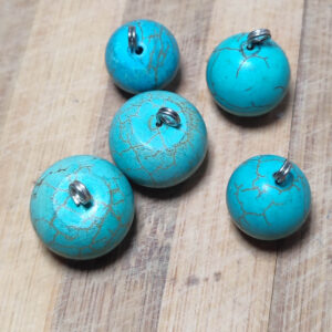 Turkuaz Taşı Kolye Ucu 5 Adet