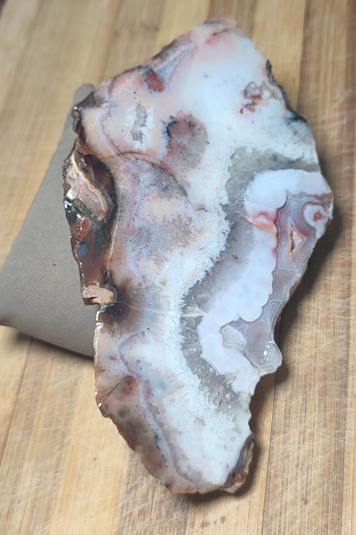 Agat Taşı Ham Dekoratif Kütle 279 Gr - TAŞCIZADE