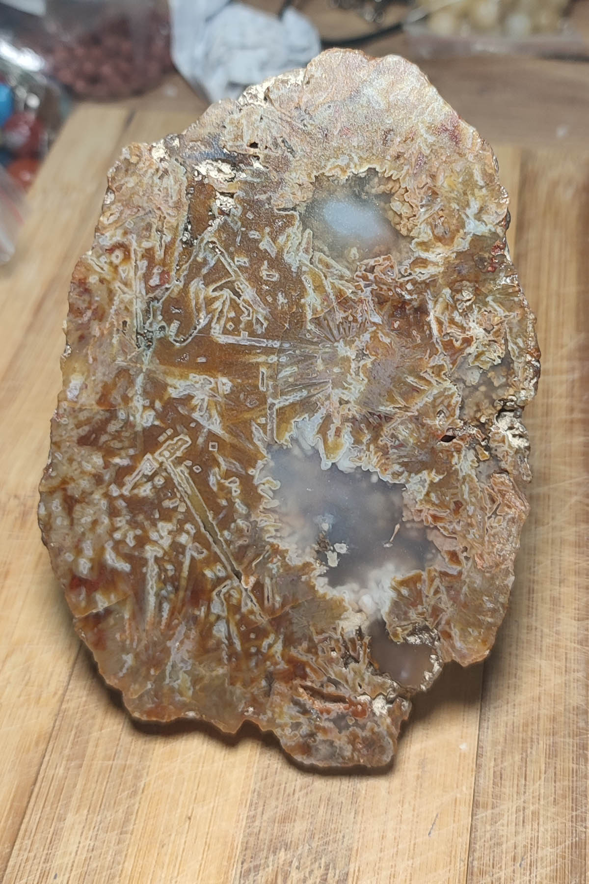 Agat Taşı Ham Dekoratif Kütle 726 Gr – TAŞCIZADE