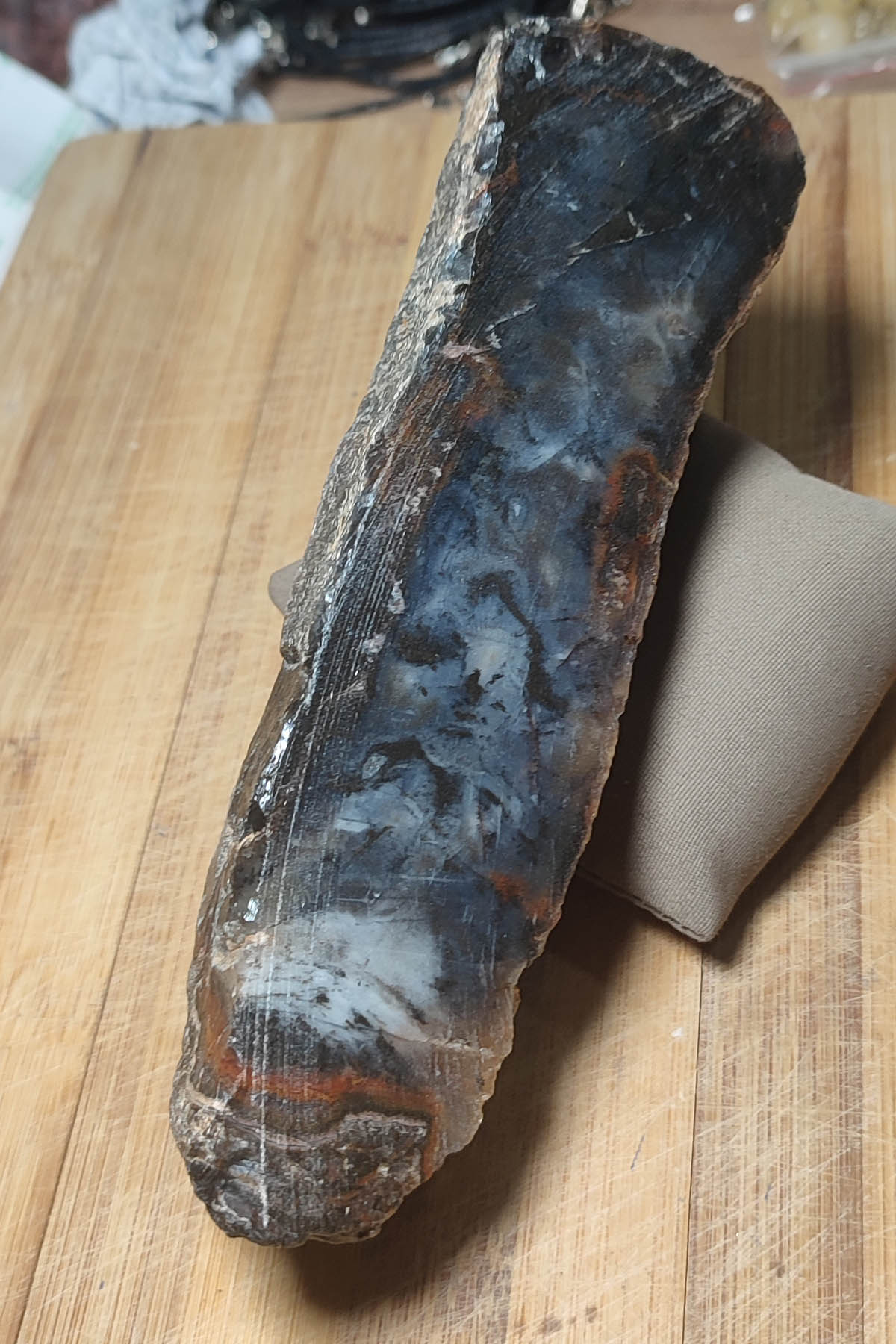 Agat Taşı Ham Dekoratif Kütle 438 Gr – TAŞCIZADE