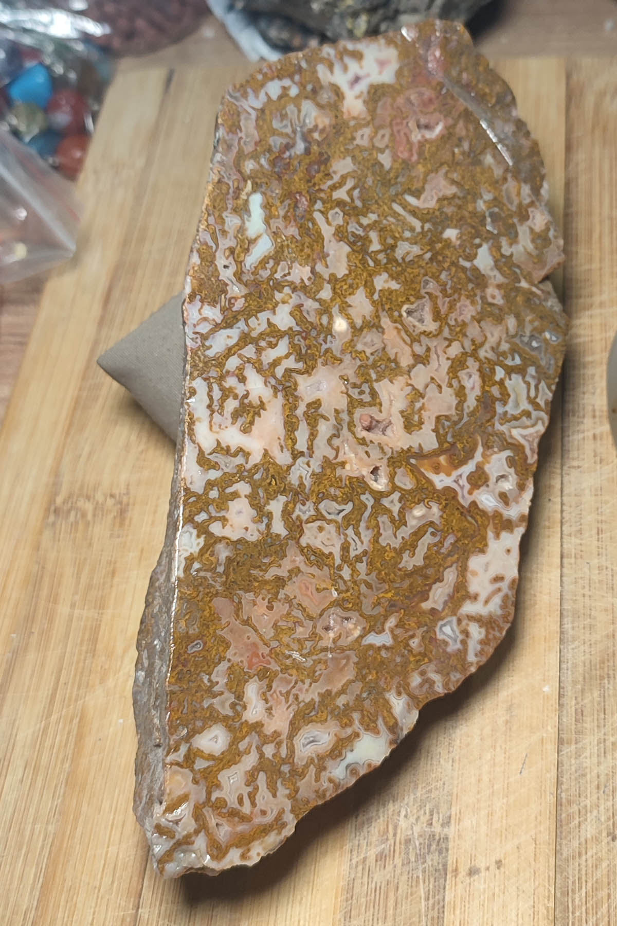 Agat Taşı Ham Dekoratif Kütle 580 Gr – TAŞCIZADE