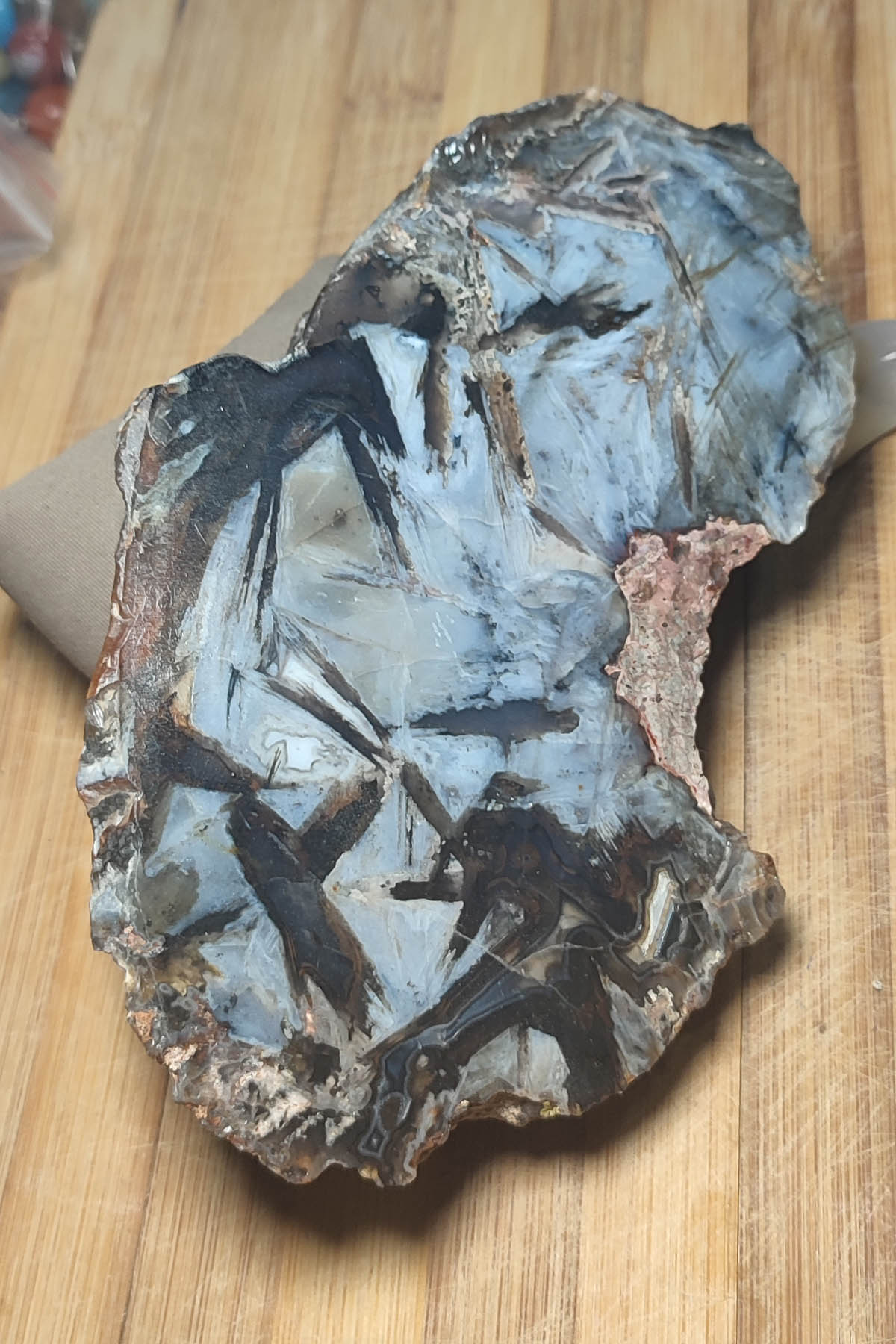 Agat Taşı Ham Dekoratif Kütle 648 Gr – TAŞCIZADE