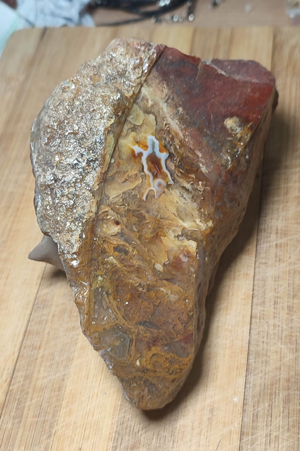 Agat Taşı Ham Dekoratif Kütle 446 Gr – TAŞCIZADE