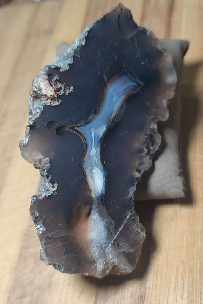 Agat Taşı Ham Dekoratif Kütle 191 Gr – TAŞCIZADE