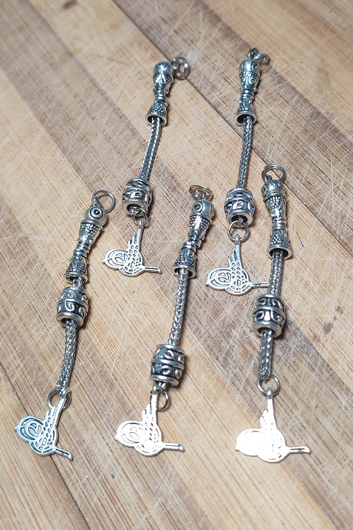 Tesbih Püskülü Nikel Kaplama 80 mm