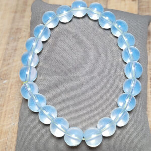 Şeffaf Akik Taşı Bileklik 8 mm