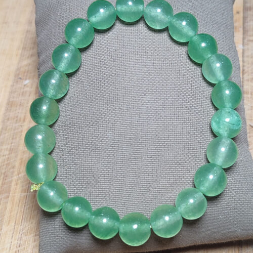 Yeşil Akik Yaşı Bileklik 8 mm