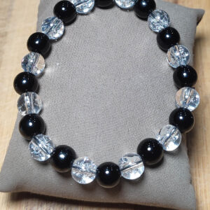 Necef ve Oniks Taşı Birleşimi Natural Bileklik