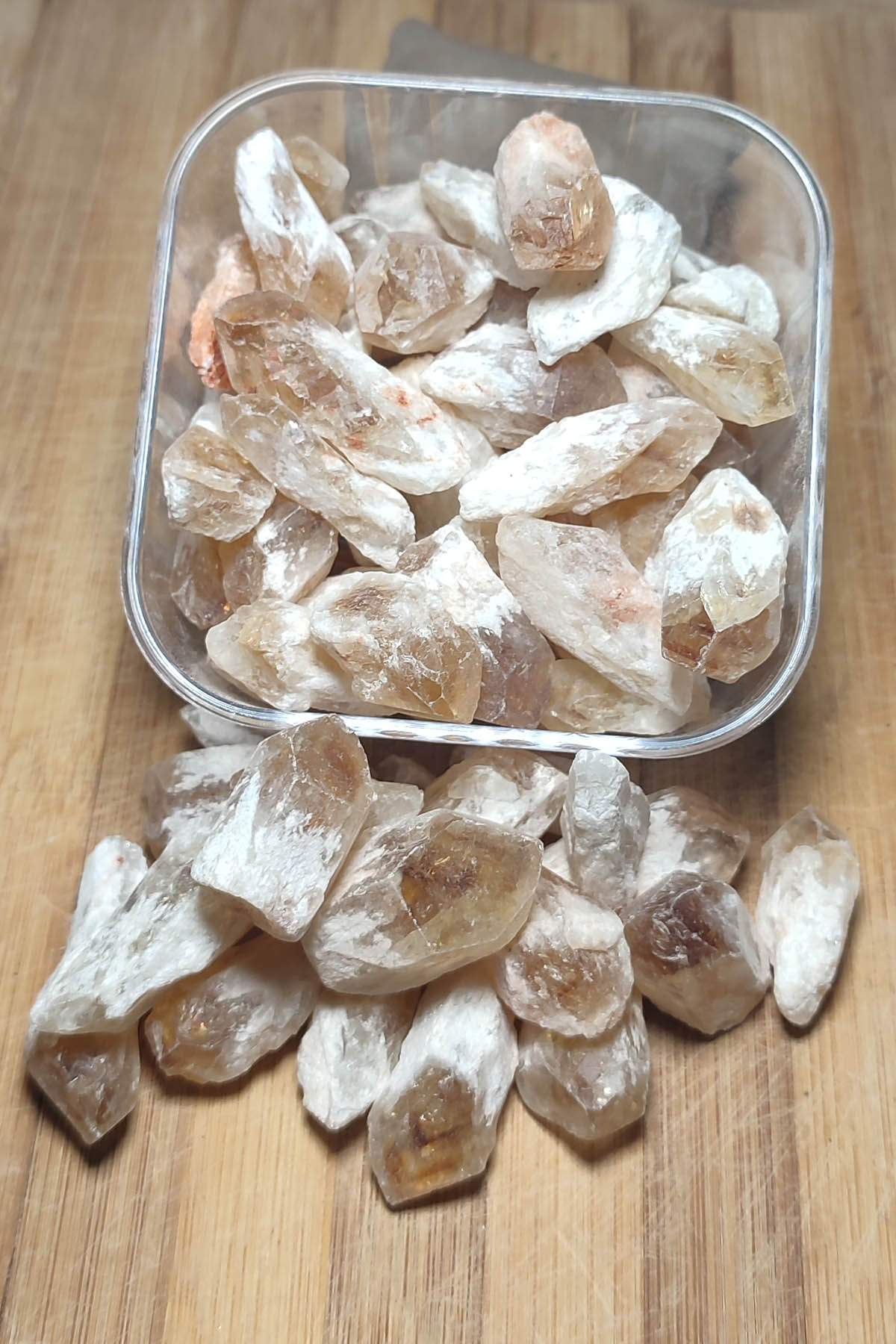 Sitrin Taşı Cüzdan Boy ( Para, Bereket, Kasa Taşı, Bolluk, Zayıflama ) İşlenmemiş Ham Parça 1 ADET