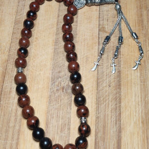 Obsidyen Taşı Mahogany 10 mm Natural Tesbih