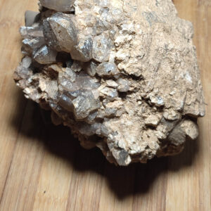 Dumanlı Kuvars Taşı Ortoklas Ham Dekoratif Kütle 1050 Gr