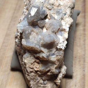 Dumanlı Kuvars Taşı Ortoklas Ham Dekoratif Kütle 340 Gr