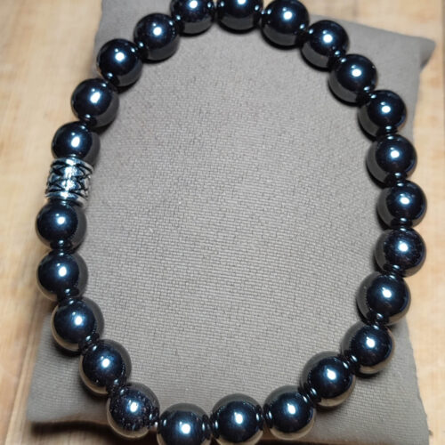 Hematit Taşı 8 mm Natural Bileklik