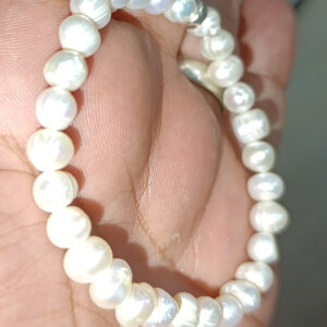 Gerçek İnci  Gümüş Doğaltaş  Natural Bileklik