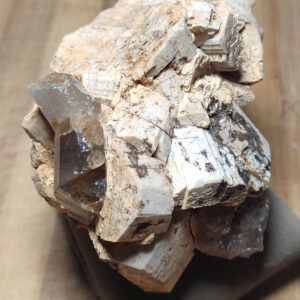 Dumanlı Kuvars Ortoklas Taşı Ham Dekoratif Kütle 372 Gr