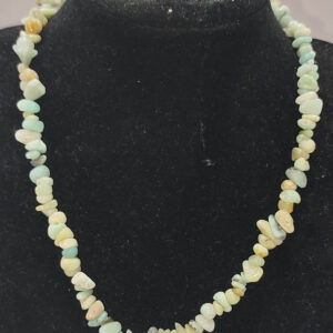 Amazonit Taşı Kırık Doğal Taş Kolye