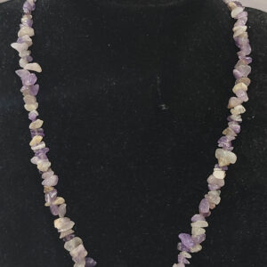 Ametist Taşı Kırıktaş  Doğal Taş Kolye