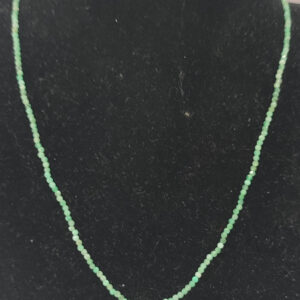 Zümrüt 2 mm Faset Kesim Zümrüt Taşı Kolye