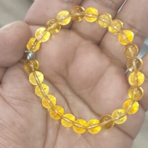 Sitrin Taşı 8 mm Doğaltaş Natural Bileklik