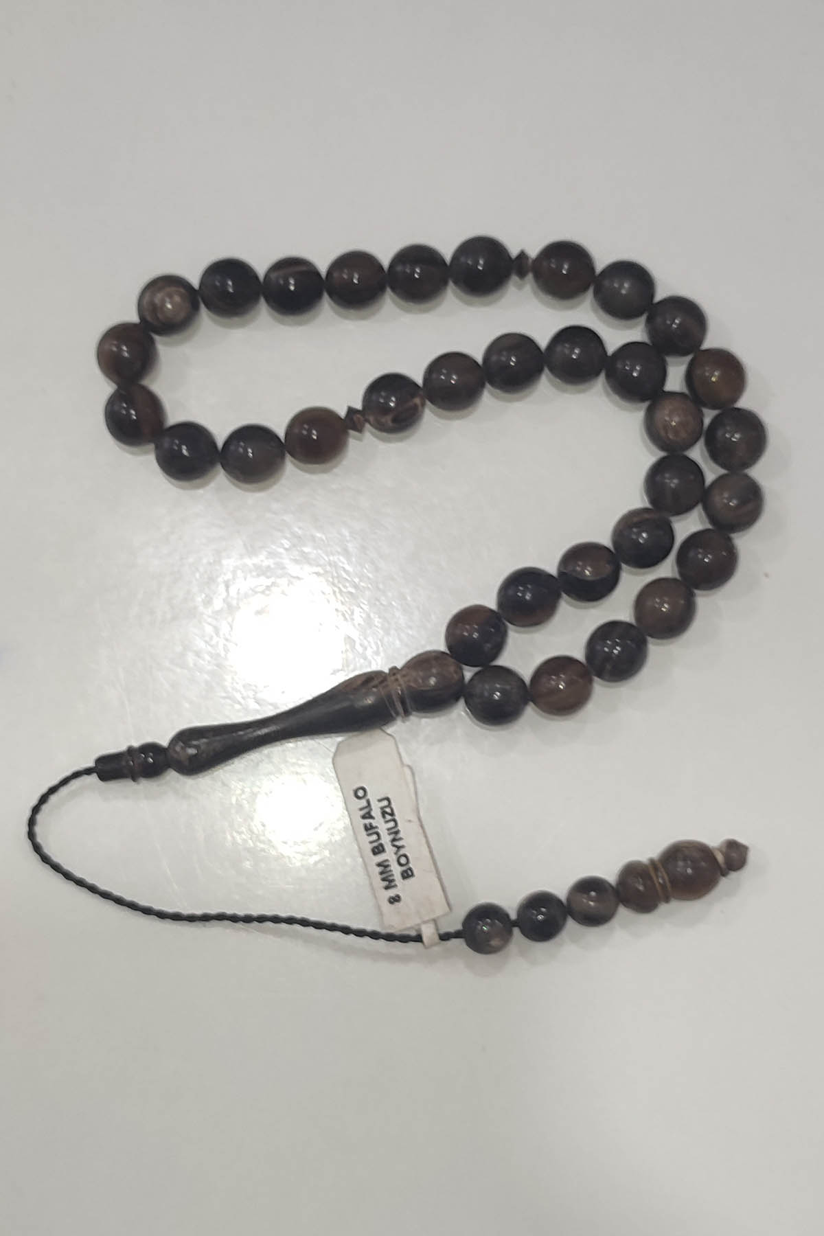 Bofalo Boynuzu 8 mm Tesbih - Görsel 3