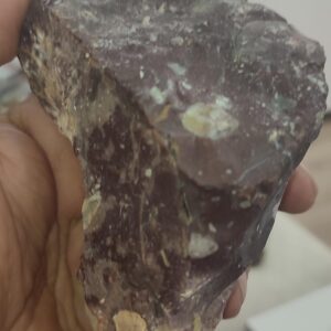 Jasper Taşı Mor Ham Dekoratif Kayaç 466 Gr