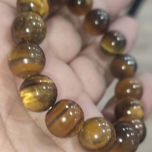 12 mm Kaplangözü Taşı Natural Bileklik