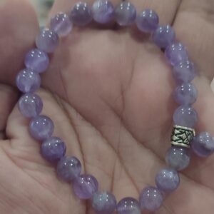 Ametist Taşı 8 mm Natural Bileklik