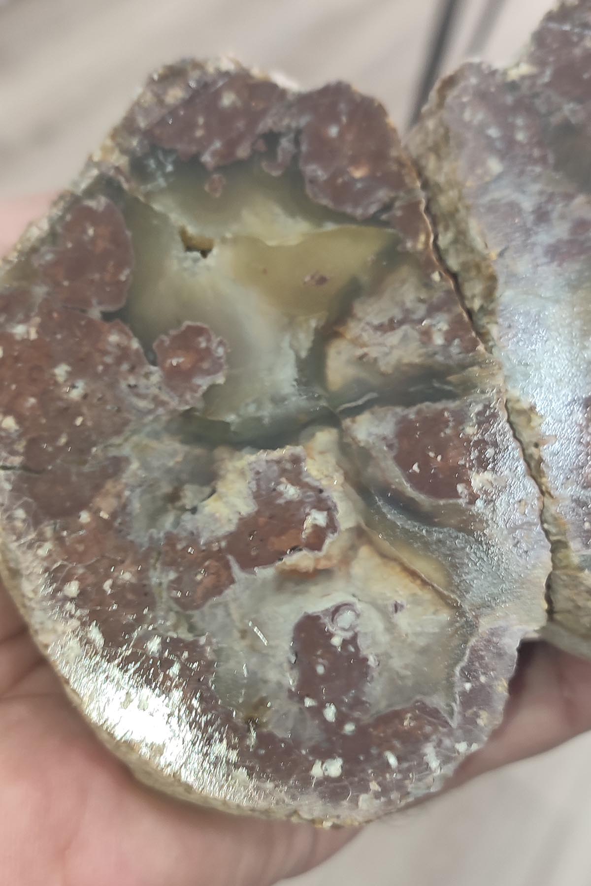Agate Stone ( Akik Taşı ) Koleksiyonluk Çift 1029 Gr - Görsel 3