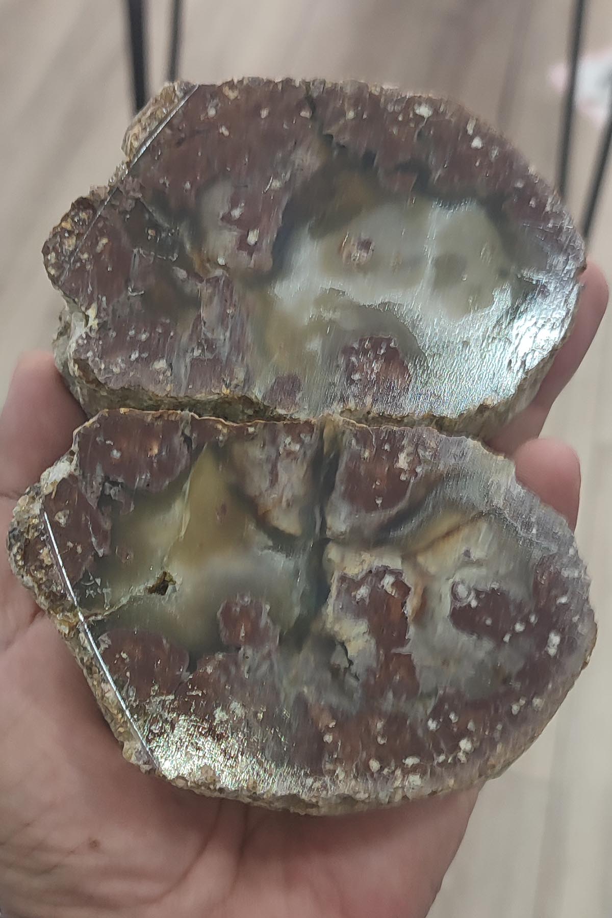 Agate Stone ( Akik Taşı ) Koleksiyonluk Çift 1029 Gr