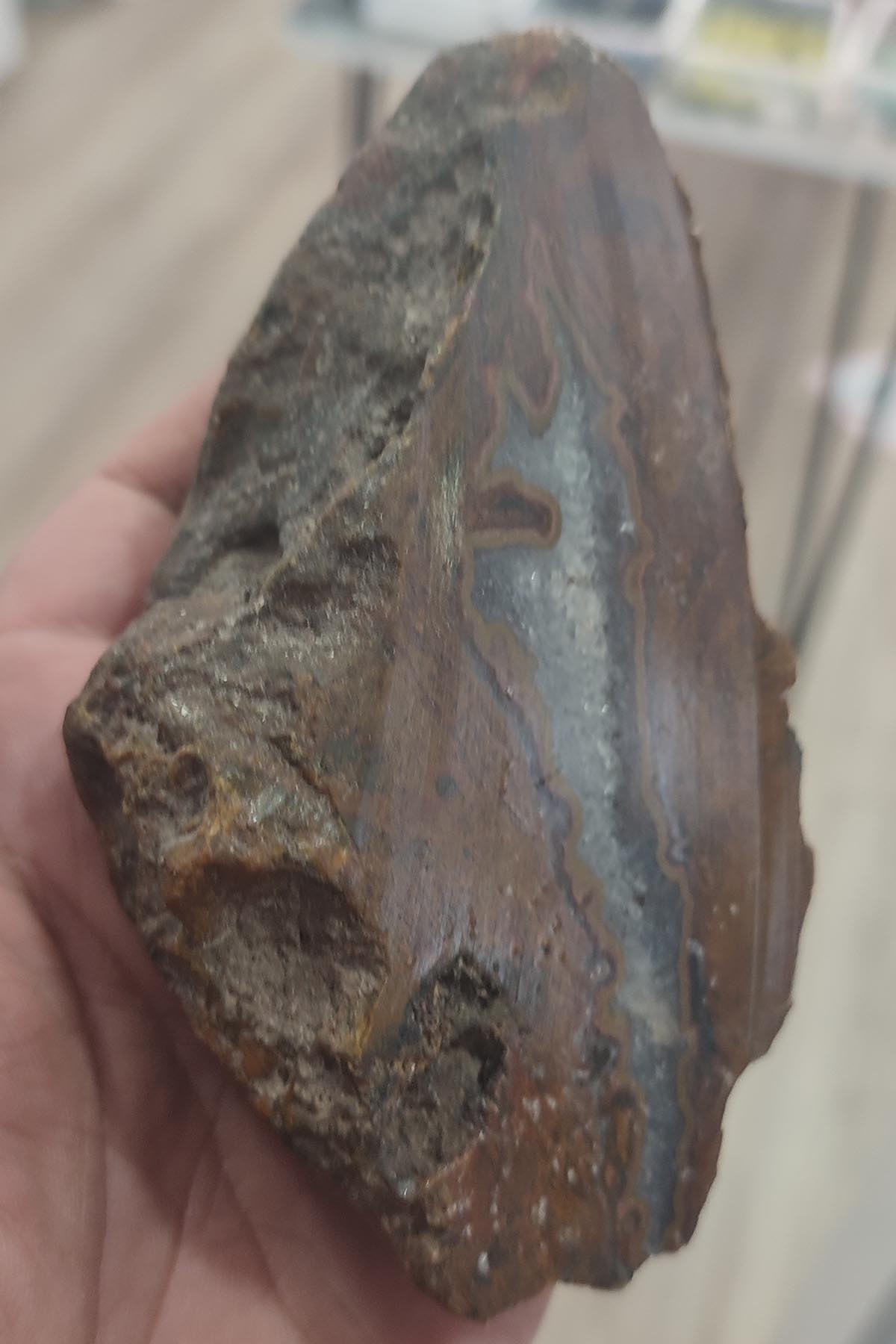 Agate Stone ( Akik Taşı ) Koleksiyonluk Tek Parça 488 Gr - Görsel 2