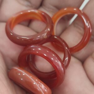 Kahve Akik Taşı Halka Yüzük