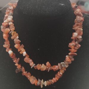 Kahve Akik Doğaltaş Kırık Natural Dizi