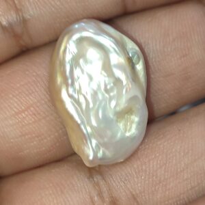 İnci Taşı Orjinal Delikli Ham İşlenmemiş Natural Kütle 2 x 2 cm