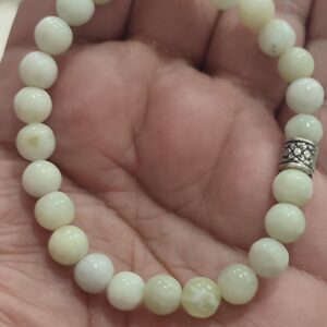 Olivin Taşı 8 mm Natural Doğaltaş Bileklik