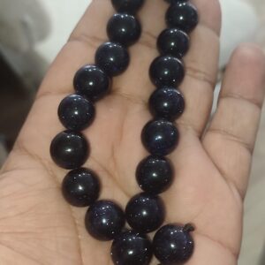 Yıldız Taşı Lacivert 14 mm Bilek Boy Natural Efe Tesbihi