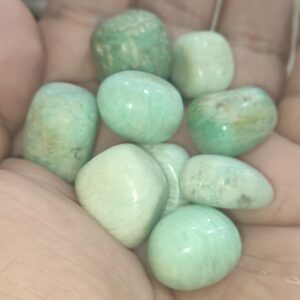 Amazonit Taşı Tambur Parça 1 Adet