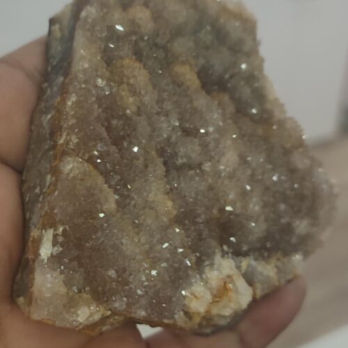 Smoky Ametist Taşı Doğaltaş Ham İşlenmemiş  Dekoratif Kütle 252 gr