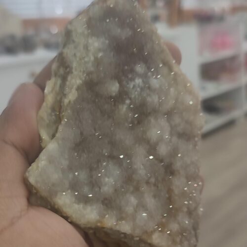 Smoky Ametist Taşı Doğaltaş Ham İşlenmemiş  Dekoratif Kütle 456 gr