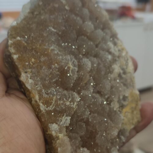 Smoky Ametist Taşı Doğaltaş Ham İşlenmemiş  Dekoratif Kütle 599 gr