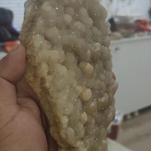 Kuvars Taşı Doğaltaş Ham İşlenmemiş  Dekoratif Kütle 1110 gr