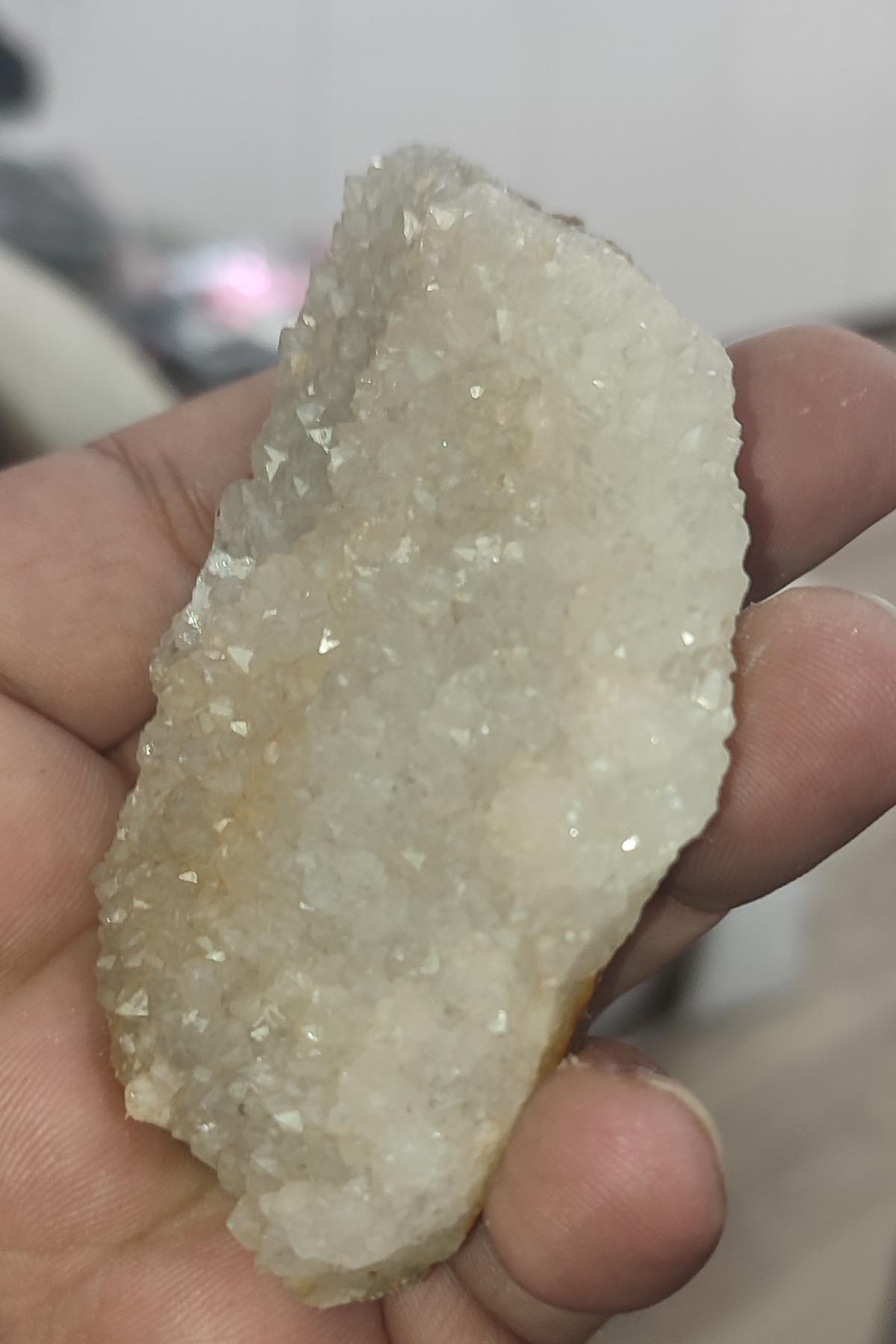 Kuvars Taşı Doğaltaş Ham İşlenmemiş Dekoratif Kütle 115 gr - Görsel 2