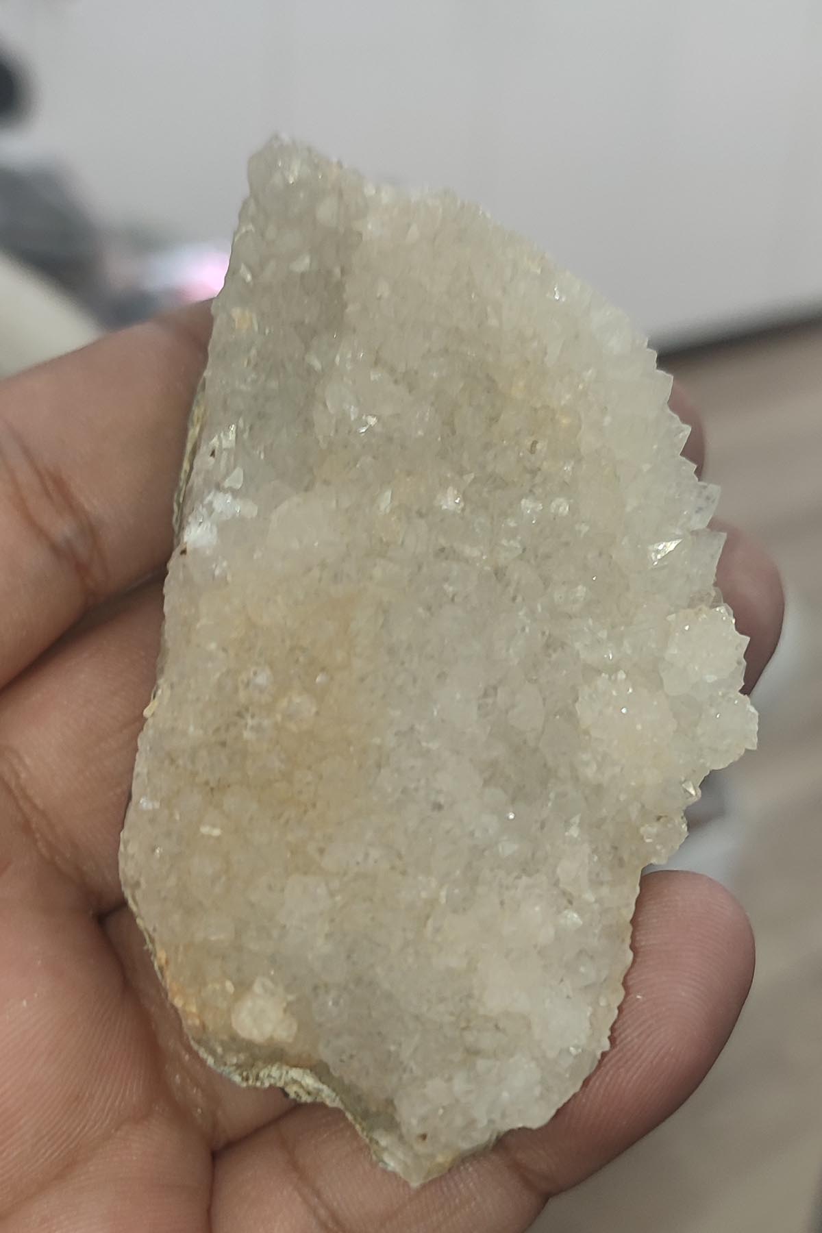 Kuvars Taşı Doğaltaş Ham İşlenmemiş Dekoratif Kütle 115 gr - Görsel 3