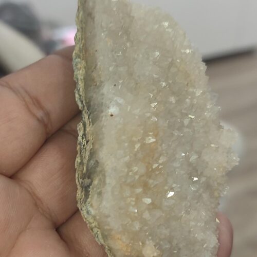 Kuvars Taşı Doğaltaş Ham İşlenmemiş  Dekoratif Kütle 115 gr