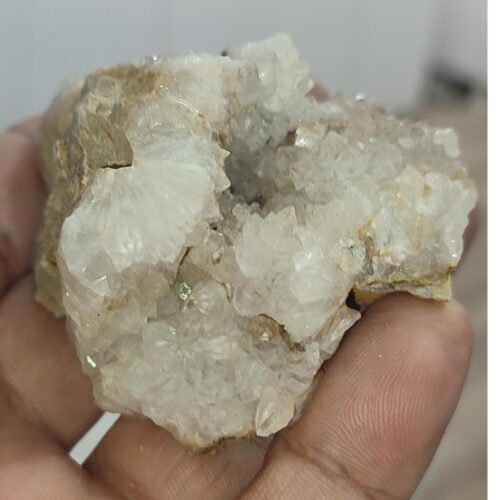 Kuvars Taşı Doğaltaş Ham İşlenmemiş  Dekoratif Kütle 117 gr