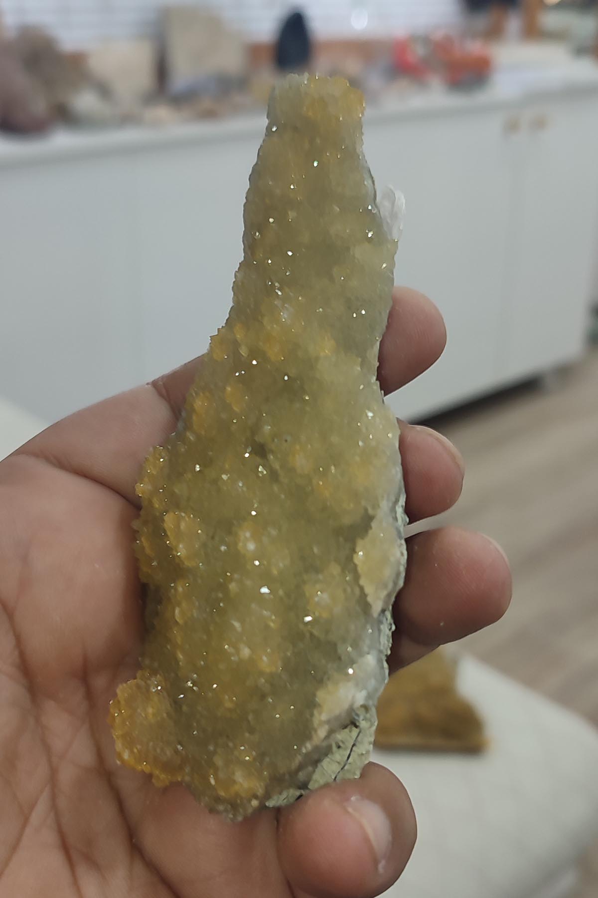 Kuvars Taşı Doğaltaş Ham İşlenmemiş Dekoratif Kütle 122 Gr - Görsel 2