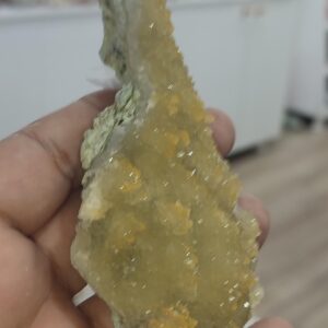 Kuvars Taşı Doğaltaş Ham İşlenmemiş  Dekoratif Kütle 122 Gr