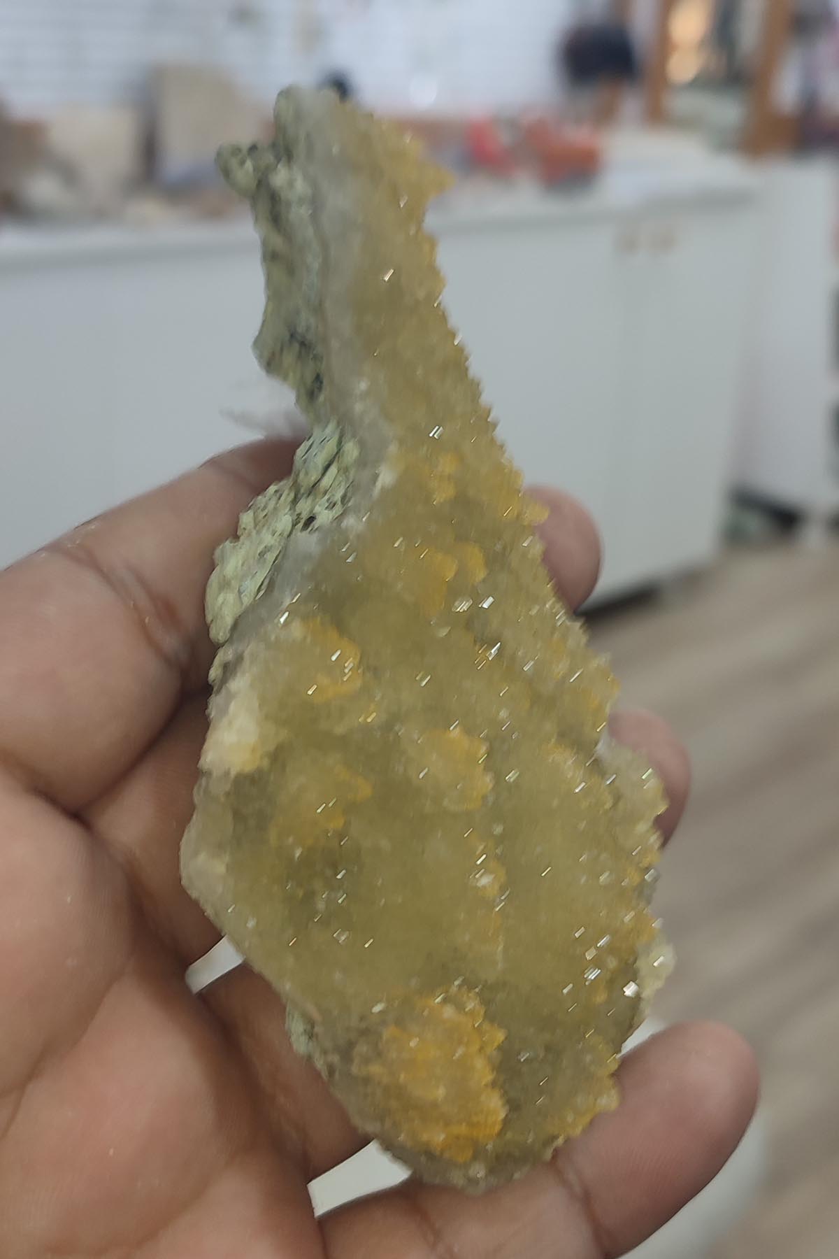 Kuvars Taşı Doğaltaş Ham İşlenmemiş Dekoratif Kütle 122 Gr